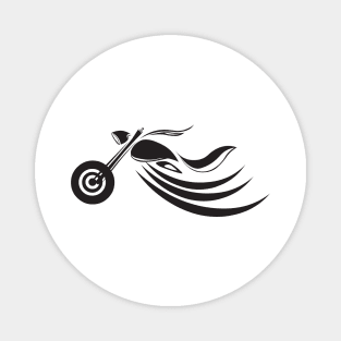 Motorbike Tattoo Art Magnet